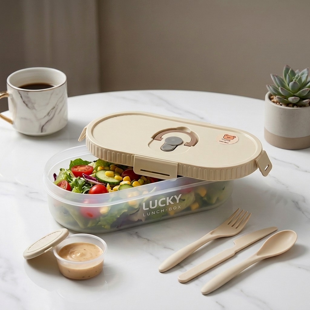 Meal Prep Lunch - Portable Leakproof Bento Lunch Box for