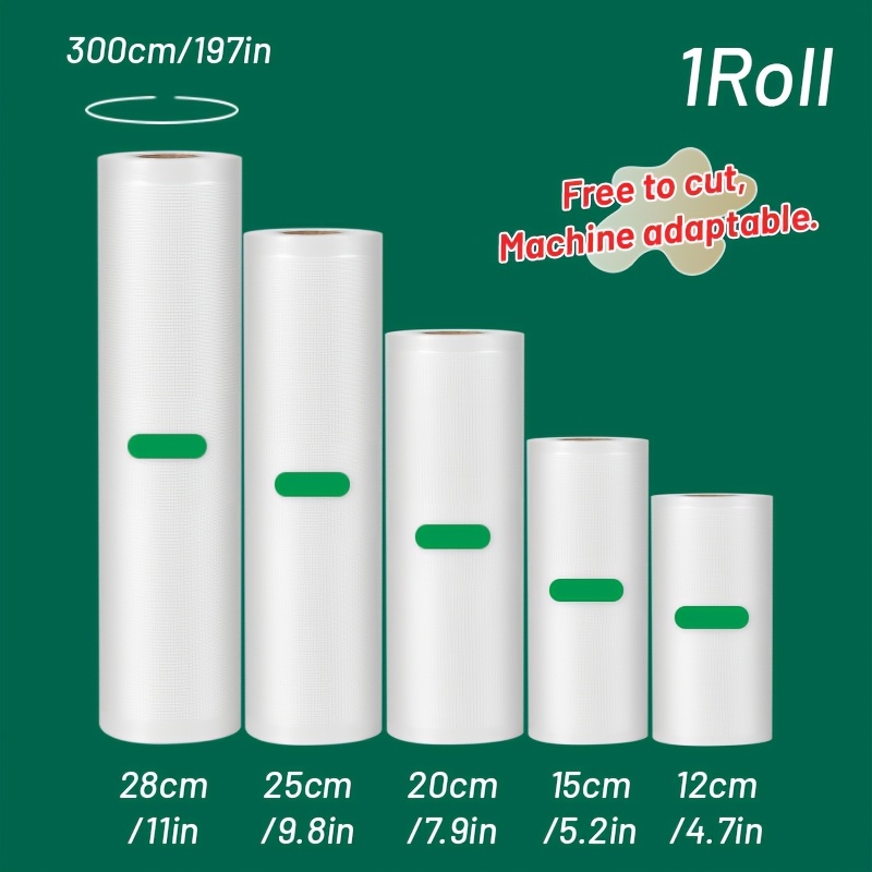 Meal Prep Kitchen - 3m/roll vacuum seal bags - durable,