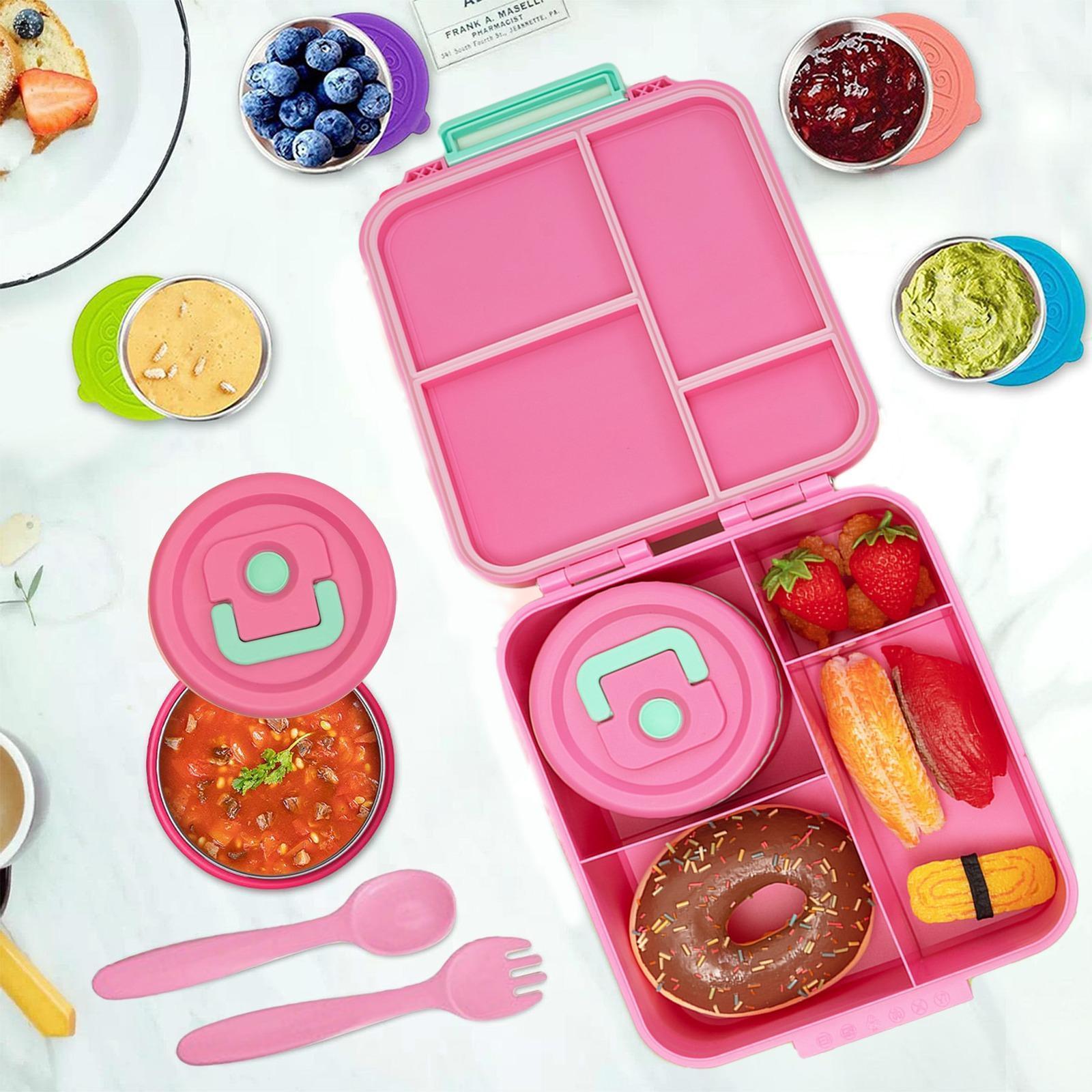 Meal Prep Lunch - Kids Bento Lunch Box with 4
