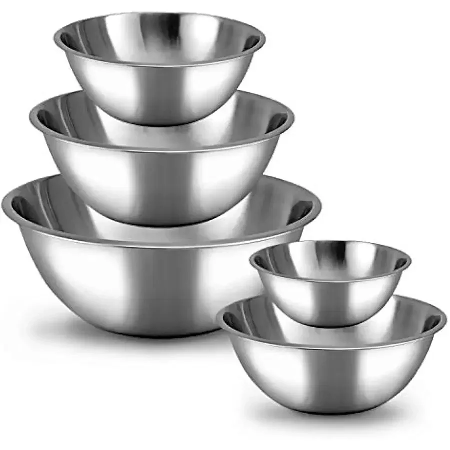 Meal Prep Kitchen - WHYSKO Meal Prep Stainless Steel Mixing