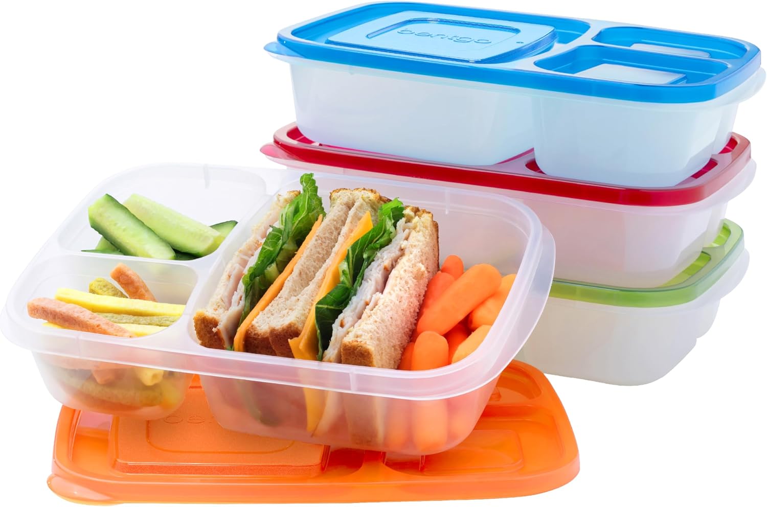 Meal Prep Lunch - Original Stackable Lunch Boxes - Reusable