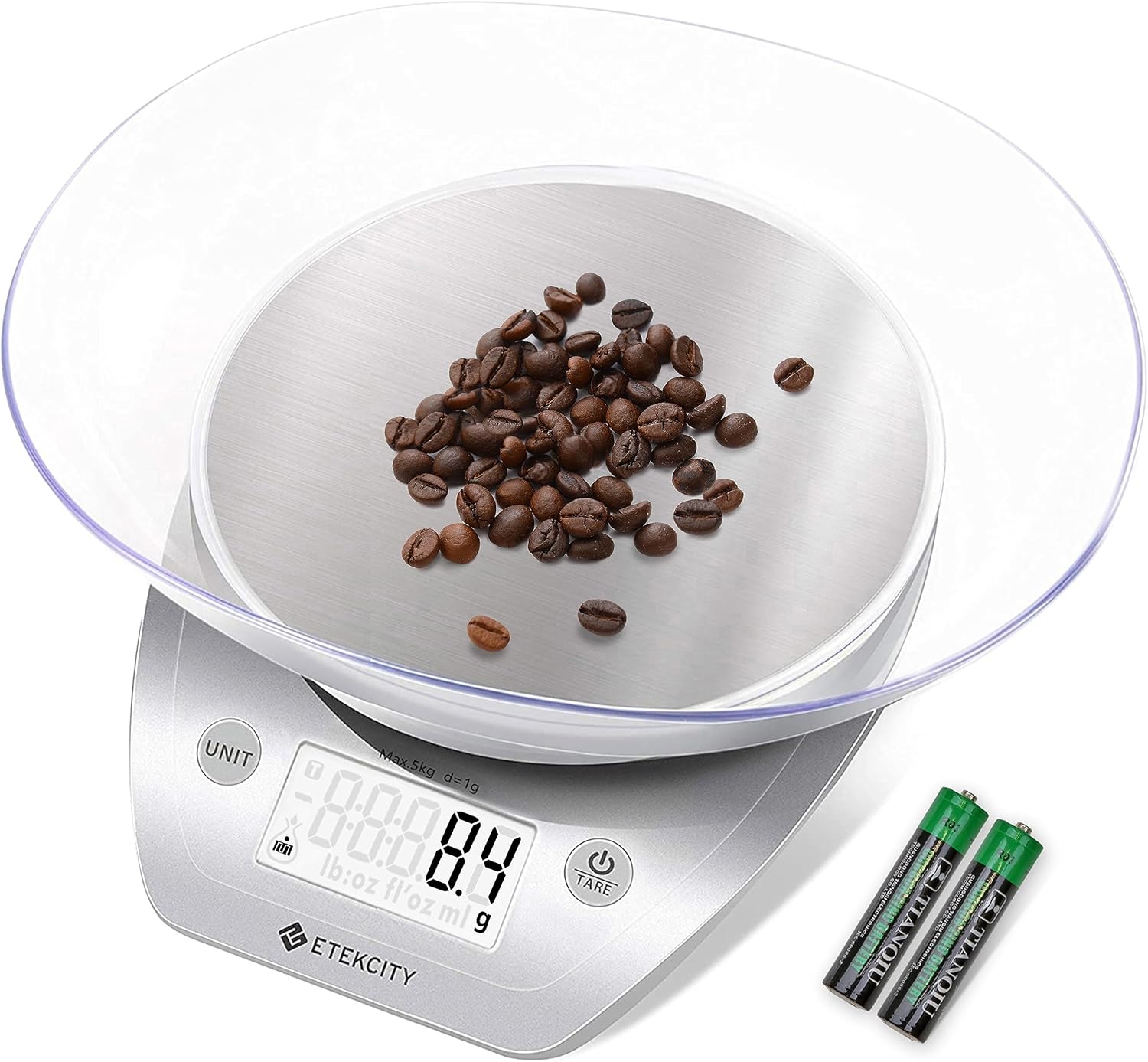 Meal Prep Diet - 0.1g Food Kitchen Scale, Bowl, Digital