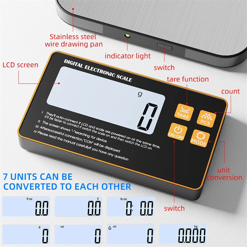 Wireless Kitchen Scale with Re – обзор и цена Meal Prep Kitchen