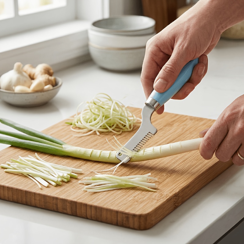 1pc Plastic Handle Scallion Ch – обзор и цена Meal Prep Restaurant