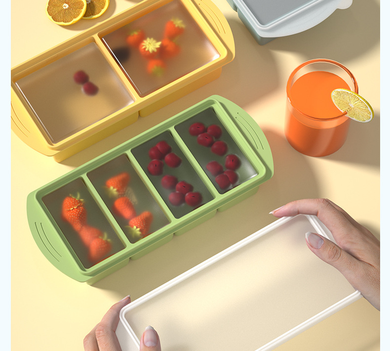 1000ML Silicone Freezer Tray w – обзор и цена Meal Prep Menu