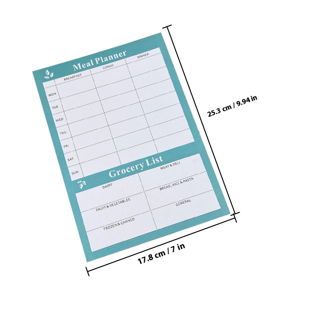 2Pcs Weekly Meal Planner Noteb – обзор и цена Meal Prep Diet