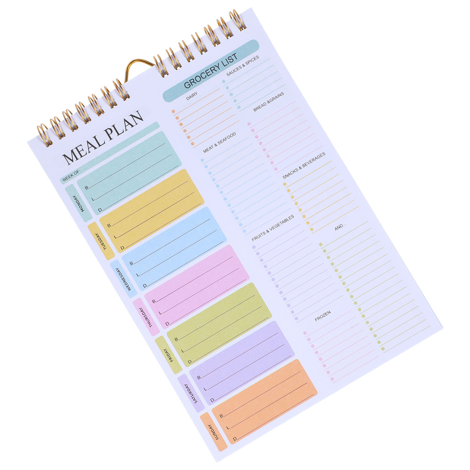 Weekly Meal Planner Notebook A – обзор и цена Meal Prep Menu