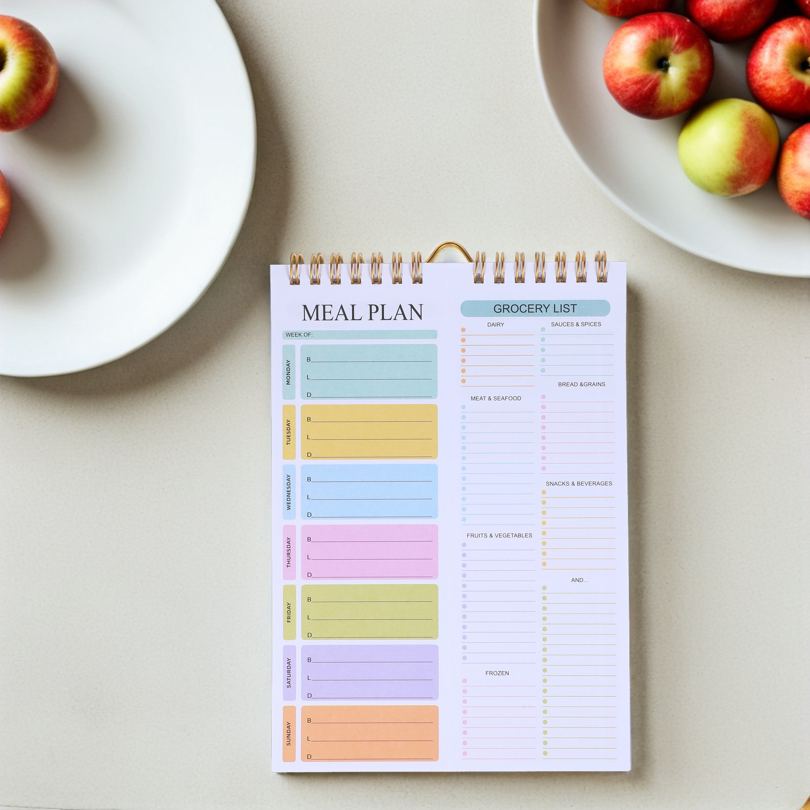 Weekly Meal Planner Notebook A – обзор и цена Meal Prep Menu