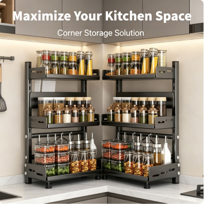 3 Tier Adjustable Metal Spice  – обзор и цена Spice Jar Labels
