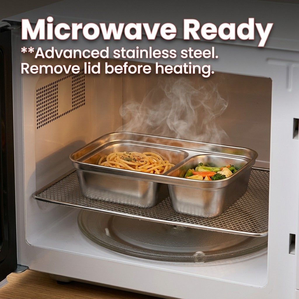 Microwave Safe 304 Stainless S – обзор и цена Meal Prep Lunch