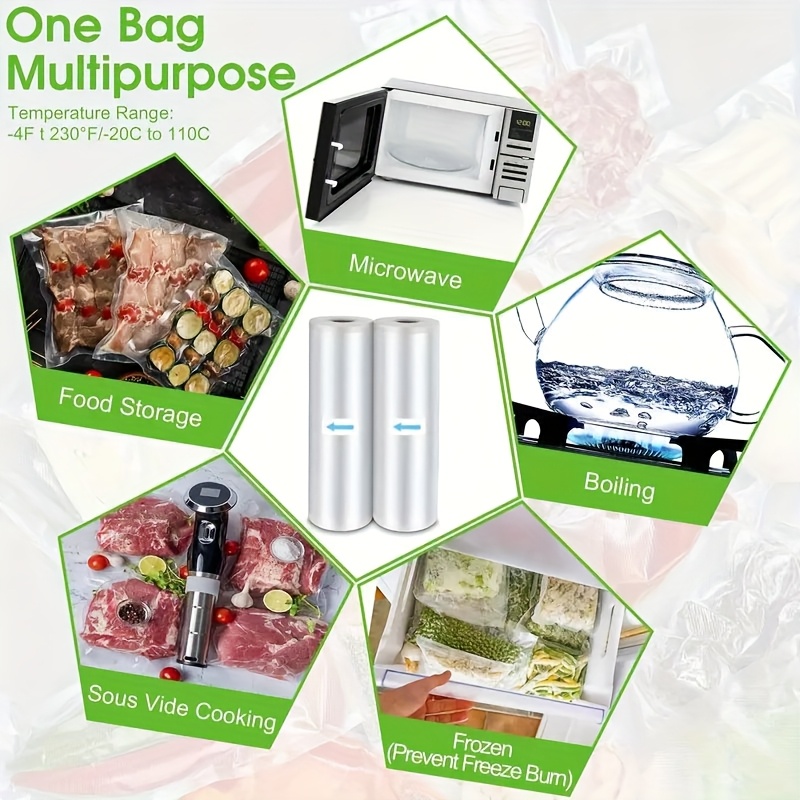 3m/roll vacuum seal bags - dur – обзор и цена Meal Prep Kitchen