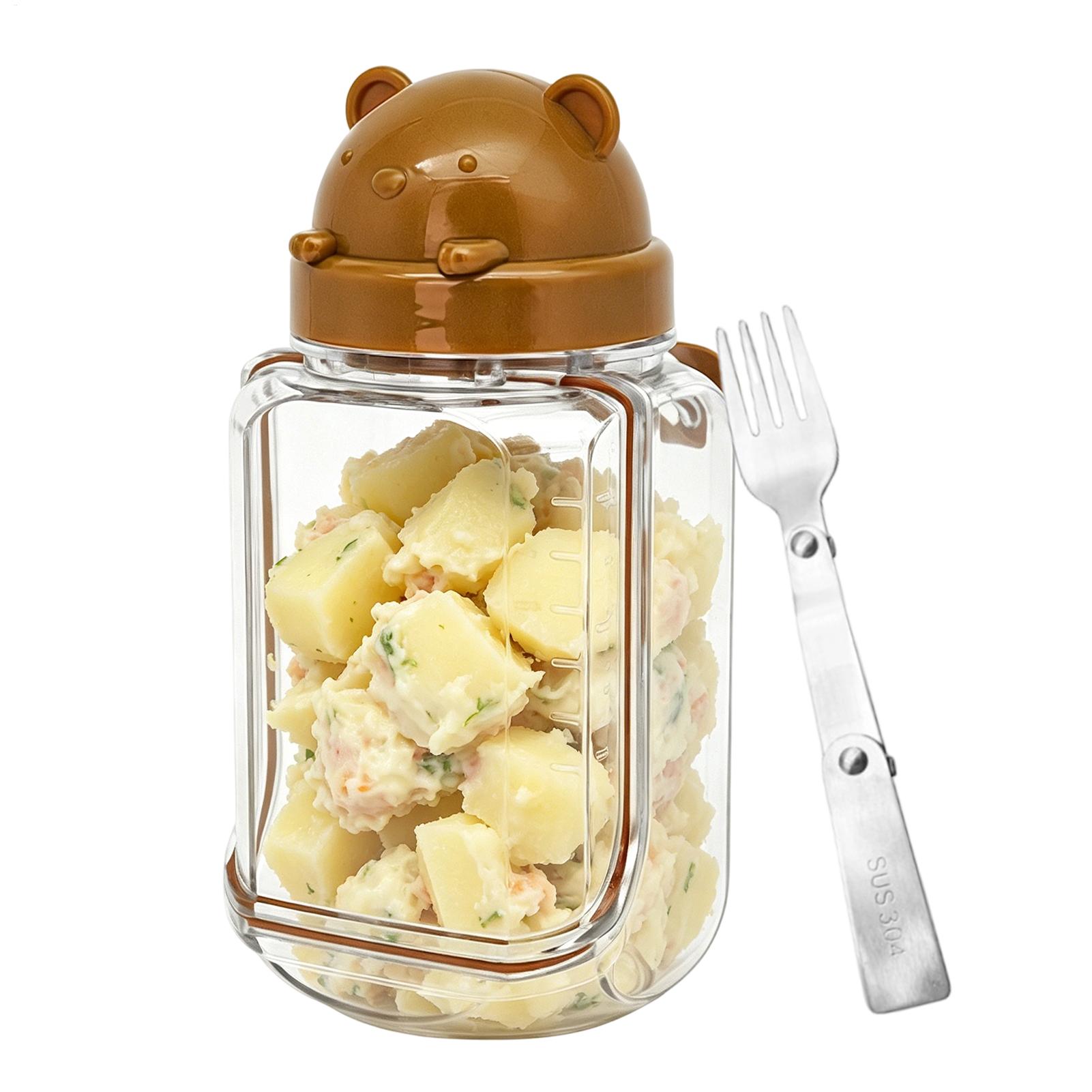 Salad Jar Clear Food Canisters – обзор и цена Meal Prep Restaurant