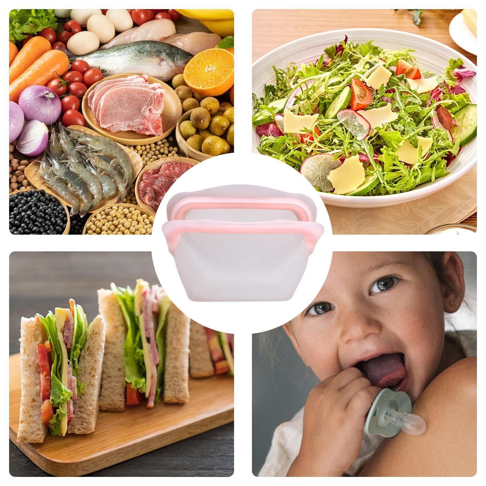 Reusable Sandwich Bags Silicon – обзор и цена Meal Prep Lunch