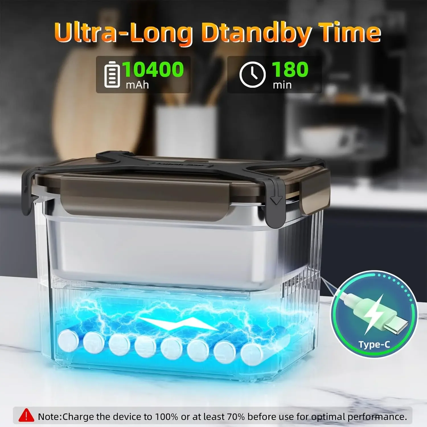 Cordless Electric Lunch Box, 1 – обзор и цена Meal Prep Lunch