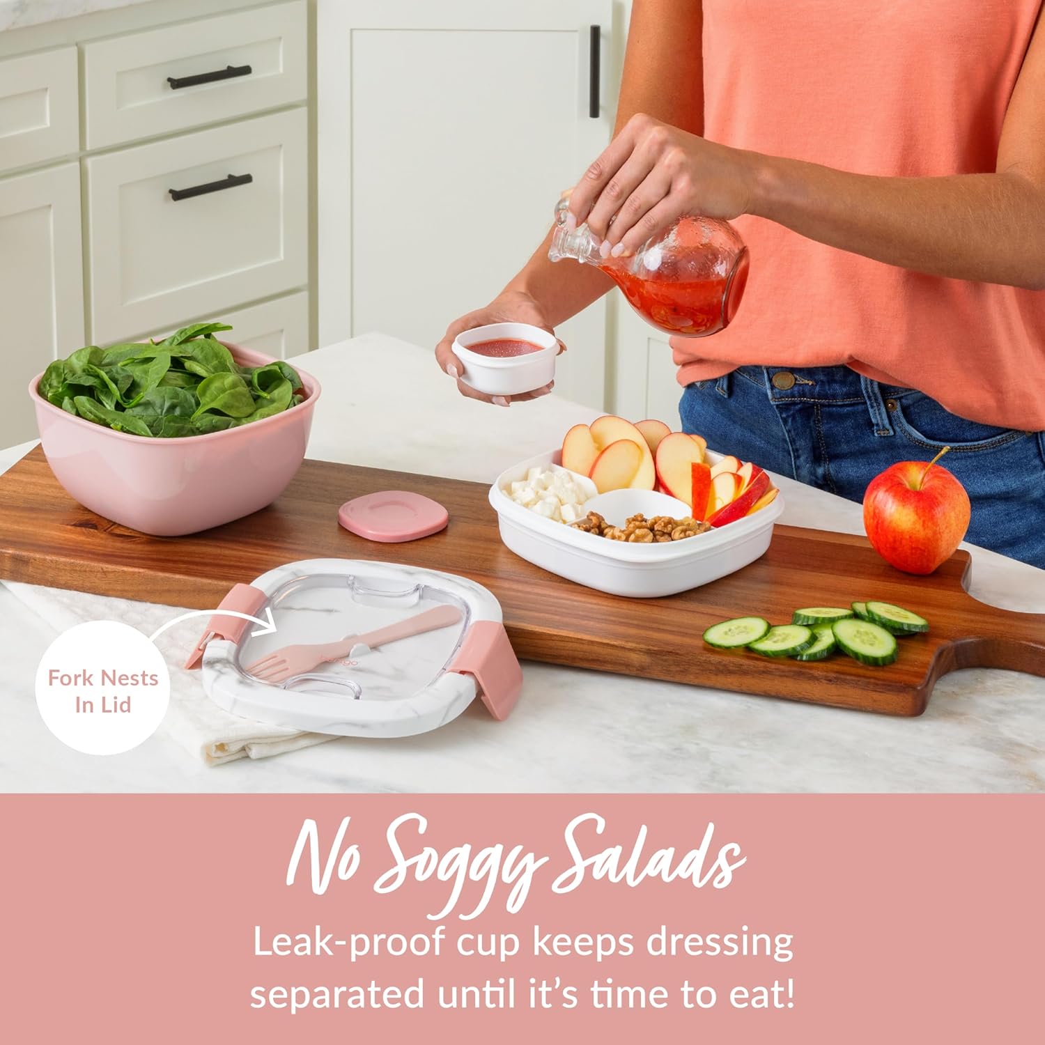 Salad Container - 54 Oz Bowl w – обзор и цена Meal Prep Menu