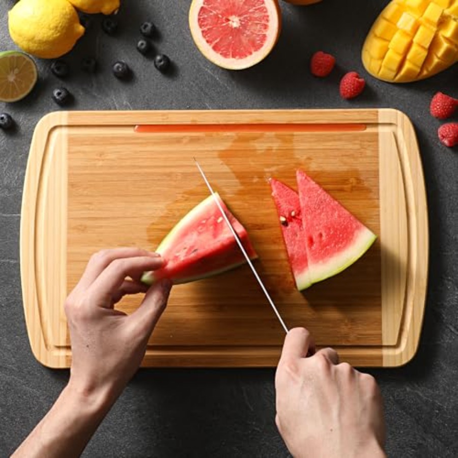 Large Wooden Cutting Board for – обзор и цена Meal Prep Kitchen
