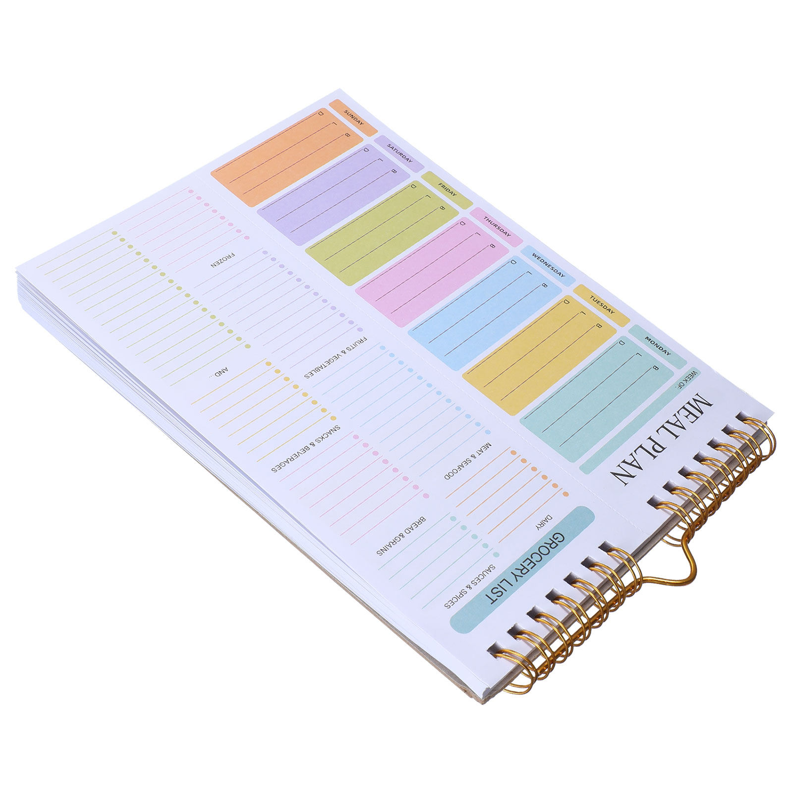 Weekly Meal Planner Notebook S – обзор и цена Meal Prep Menu