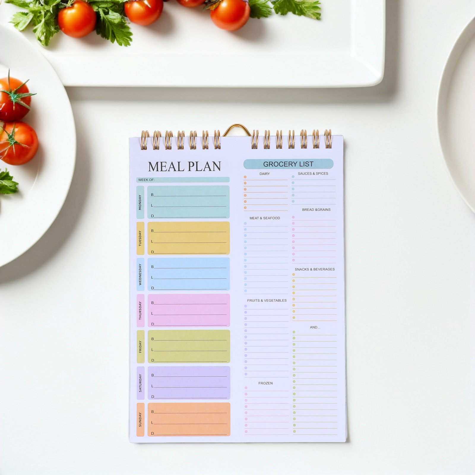 Weekly Meal Planner Notebook S – обзор и цена Meal Prep Menu
