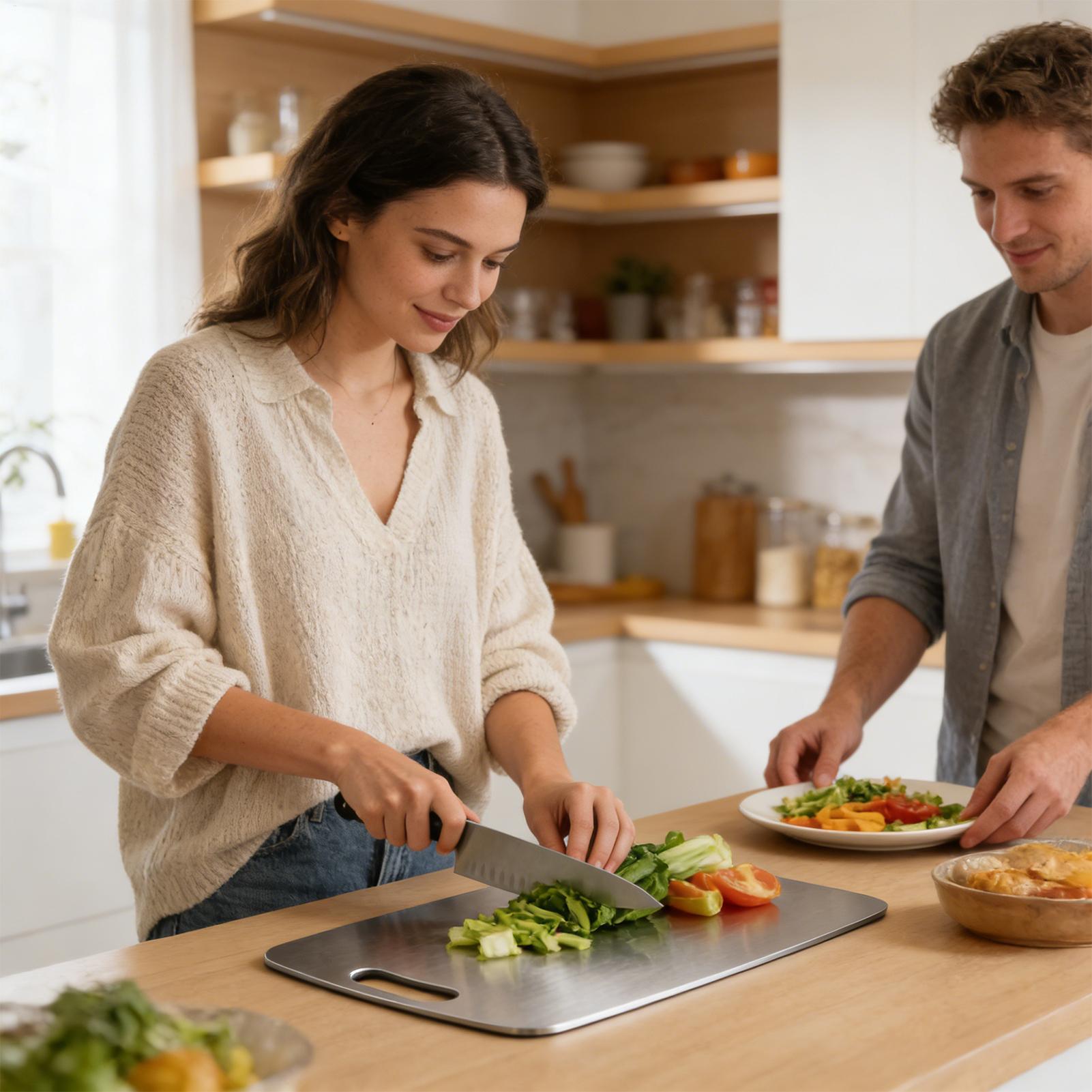 Stainless Steel Cutting Board  – обзор и цена Meal Prep Kitchen