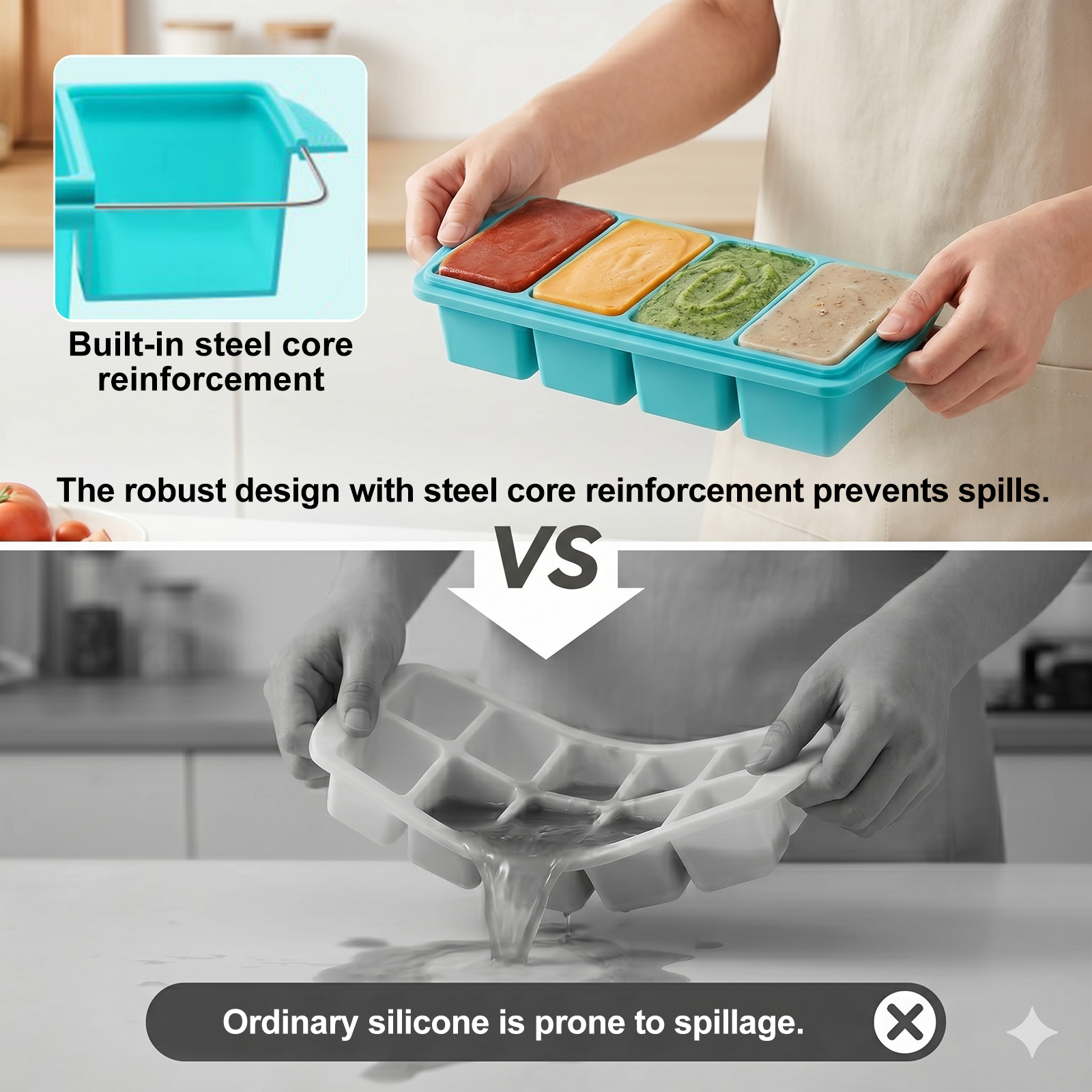 Silicone Soup Freezer Tray wit – обзор и цена Meal Prep Menu