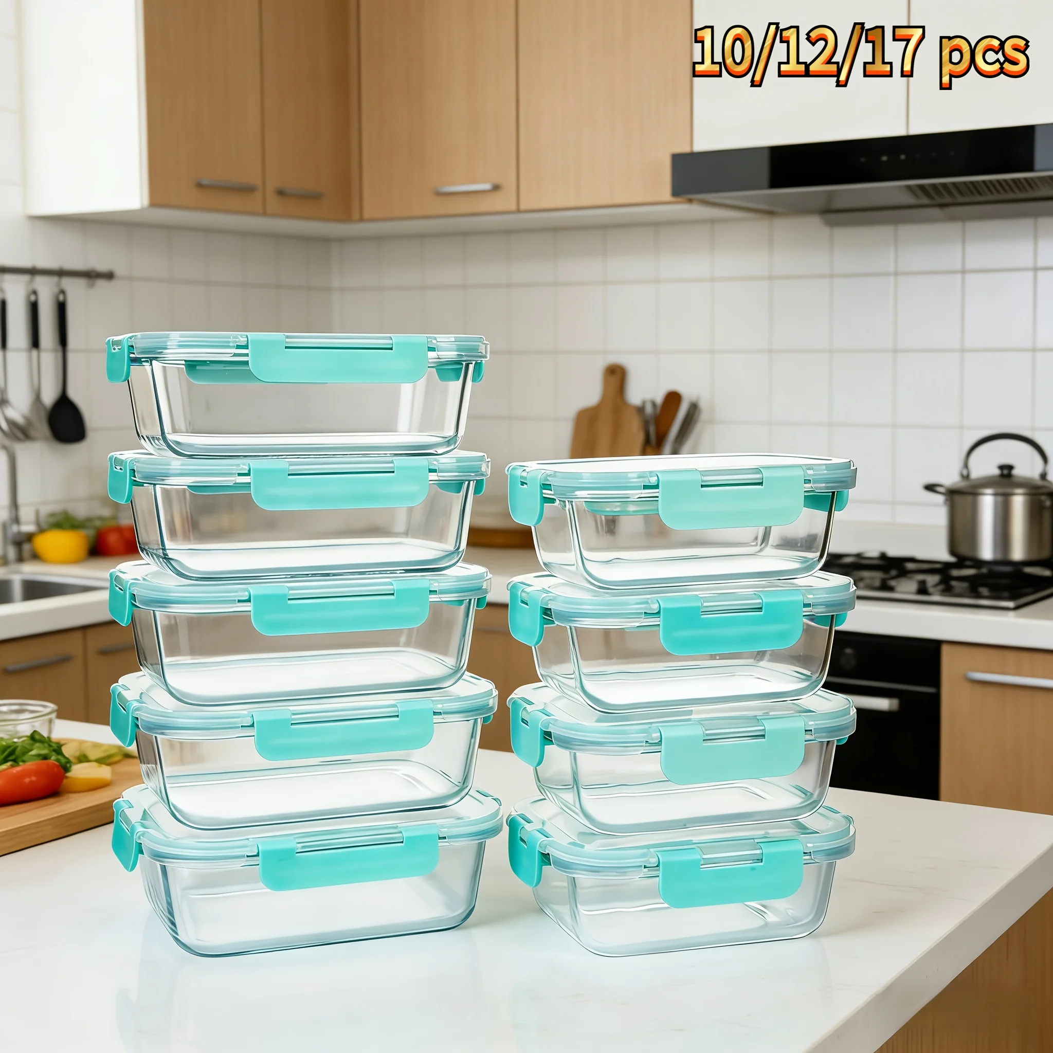 10/12/17pcs Borosilicate Glass – обзор и цена Meal Prep Lunch