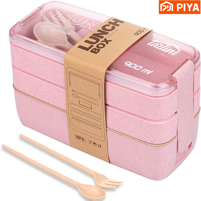 3-In-1 Compartment Wheat Straw – обзор и цена Meal Prep Lunch