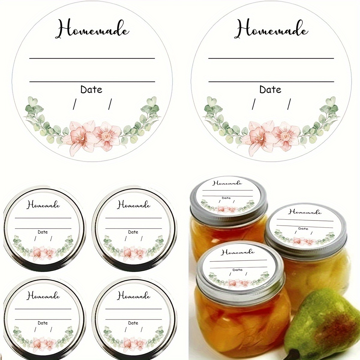 Watercolor Floral Canning Labe – обзор и цена Spice Jar Labels