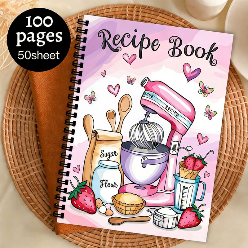 Recipe Logbook 100 Sheets Empt – обзор и цена Meal Prep Menu