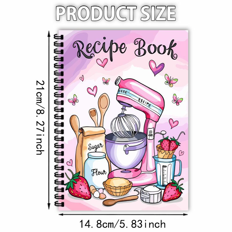 Recipe Logbook 100 Sheets Empt – обзор и цена Meal Prep Menu