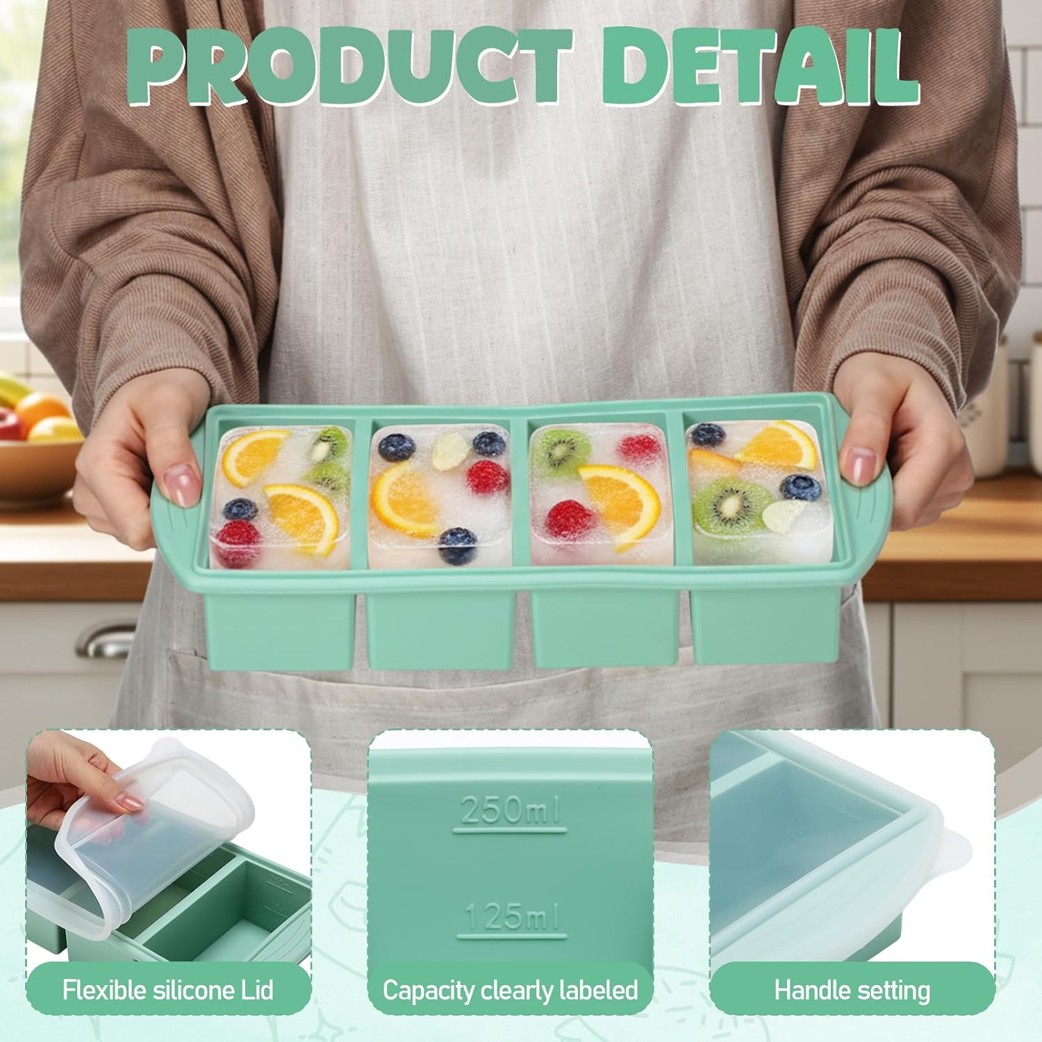 Silicone Freezer Tray with Lid – обзор и цена Meal Prep Menu