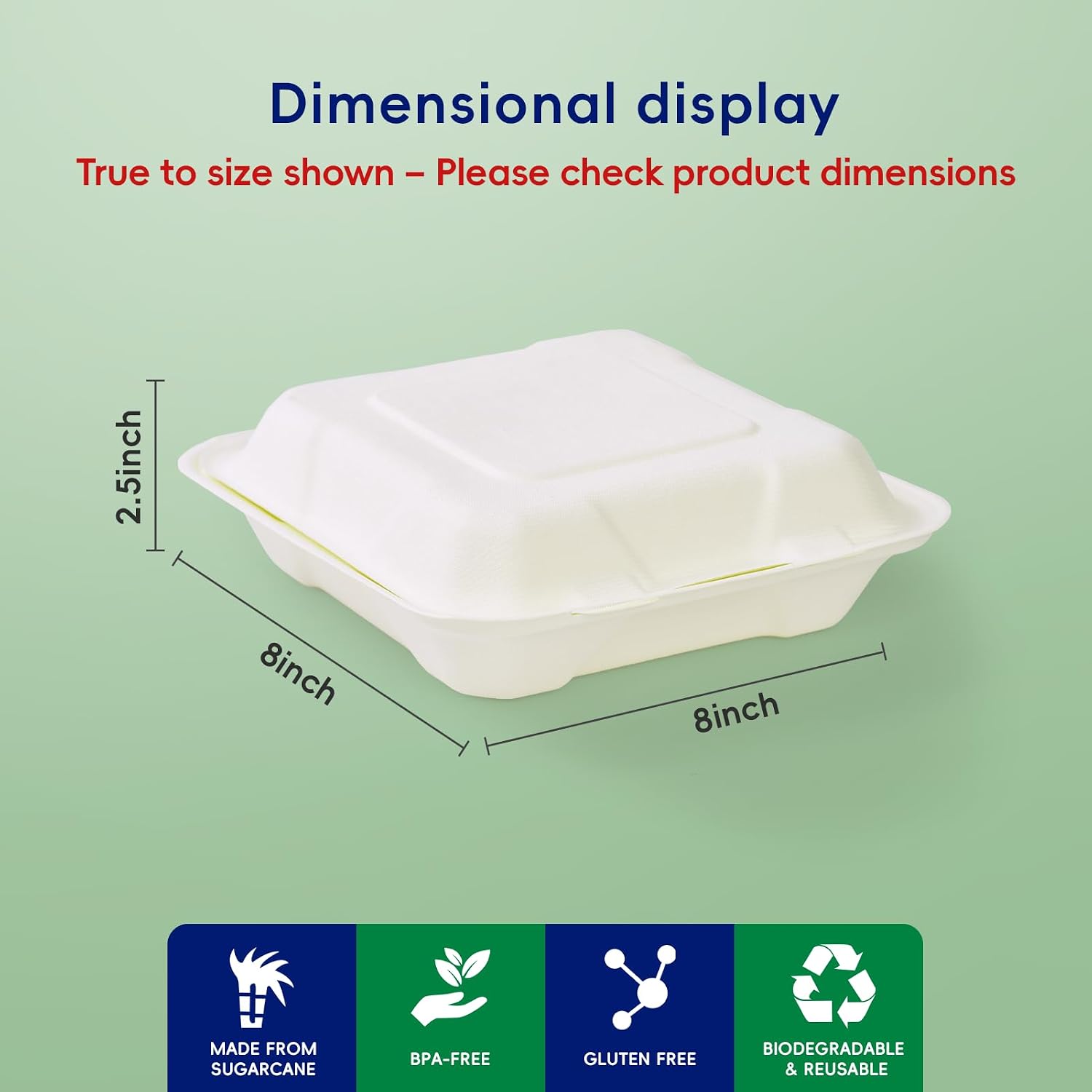 Disposable Clamshell Take Out  – обзор и цена Meal Prep Restaurant