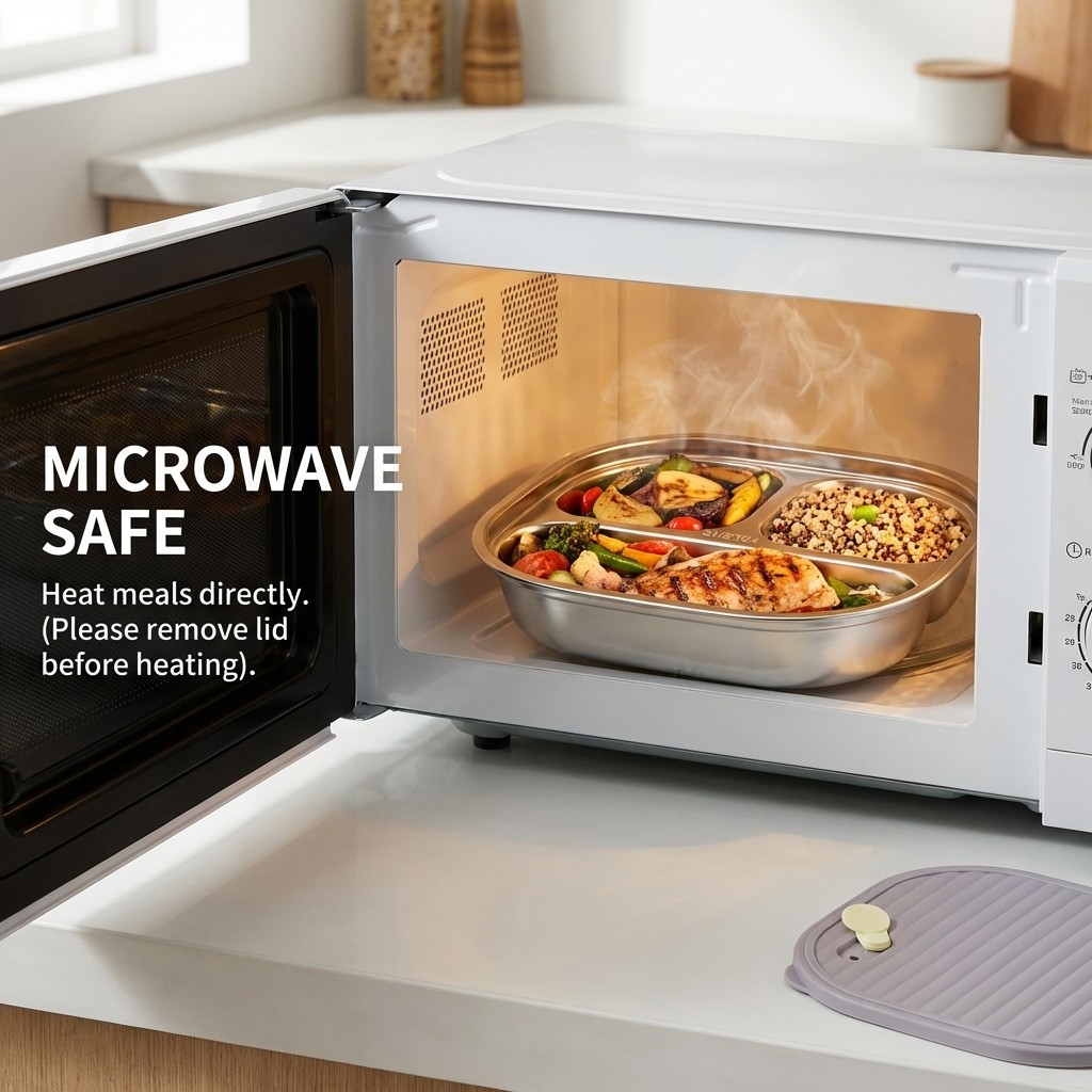 Microwave Safe 304 Stainless S – обзор и цена Meal Prep Diet
