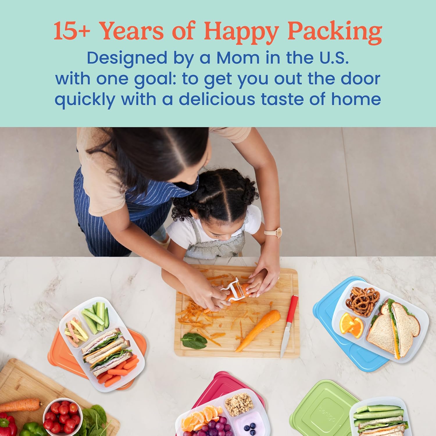Original Stackable Lunch Boxes – обзор и цена Meal Prep Lunch