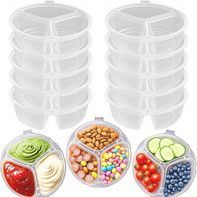 Round 3-Compartment Disposable – обзор и цена Meal Prep Restaurant
