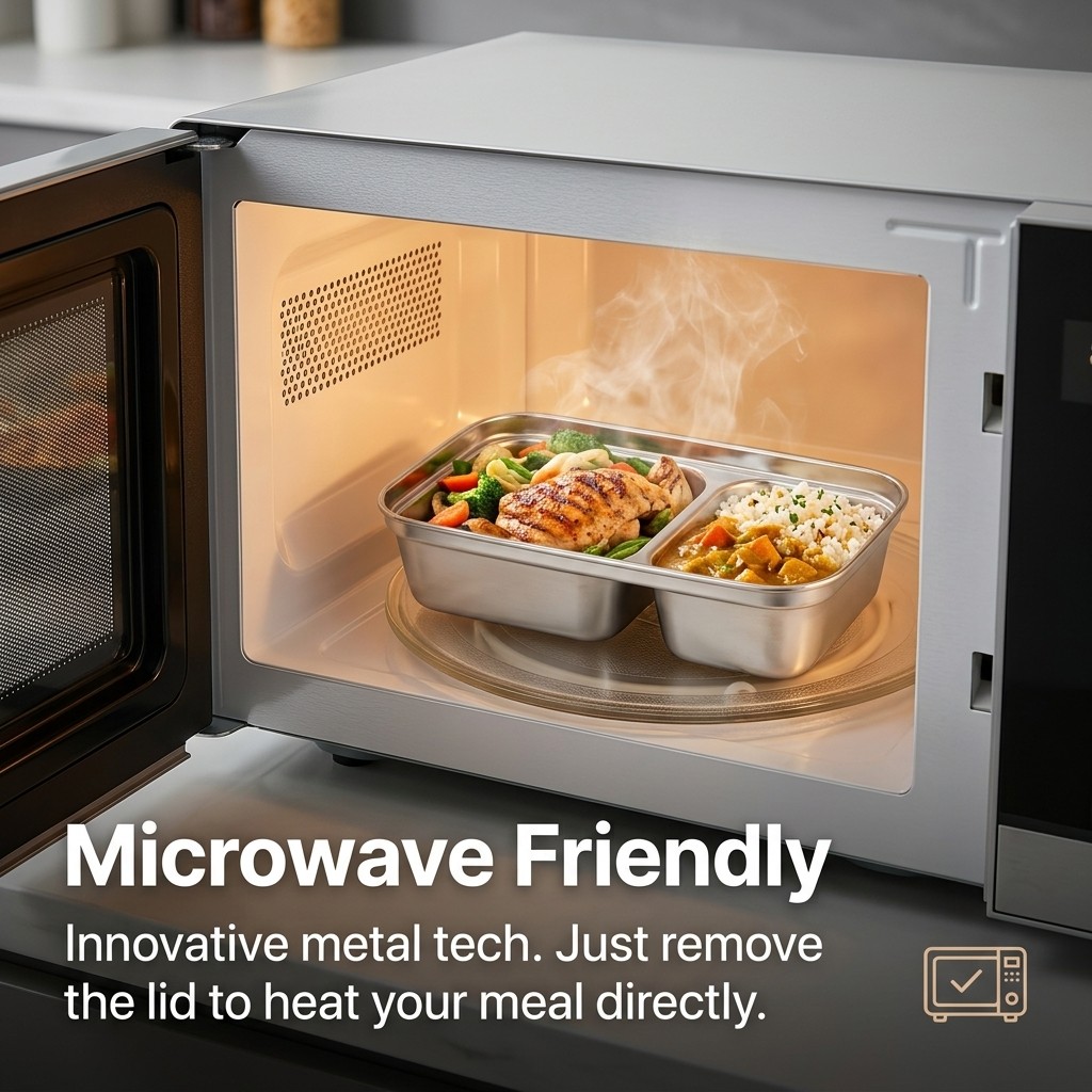 Microwave Safe 304 Stainless S – обзор и цена Meal Prep Lunch