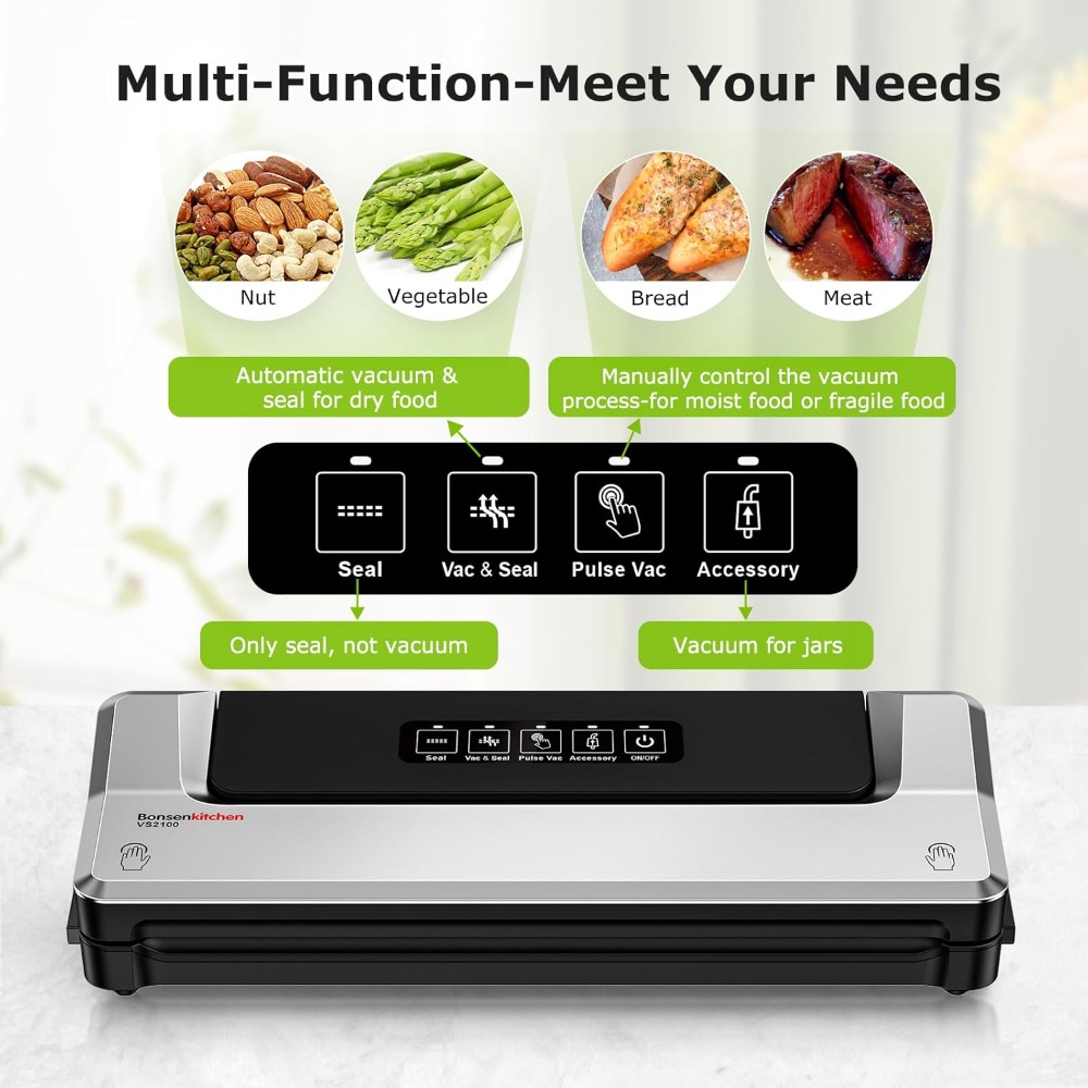 Compact Vacuum Sealer Machine  – обзор и цена Meal Prep Kitchen