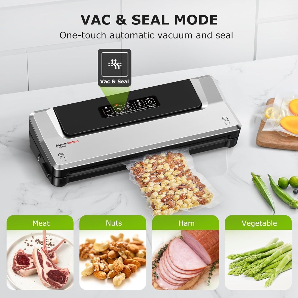 Compact Vacuum Sealer Machine  – обзор и цена Meal Prep Kitchen